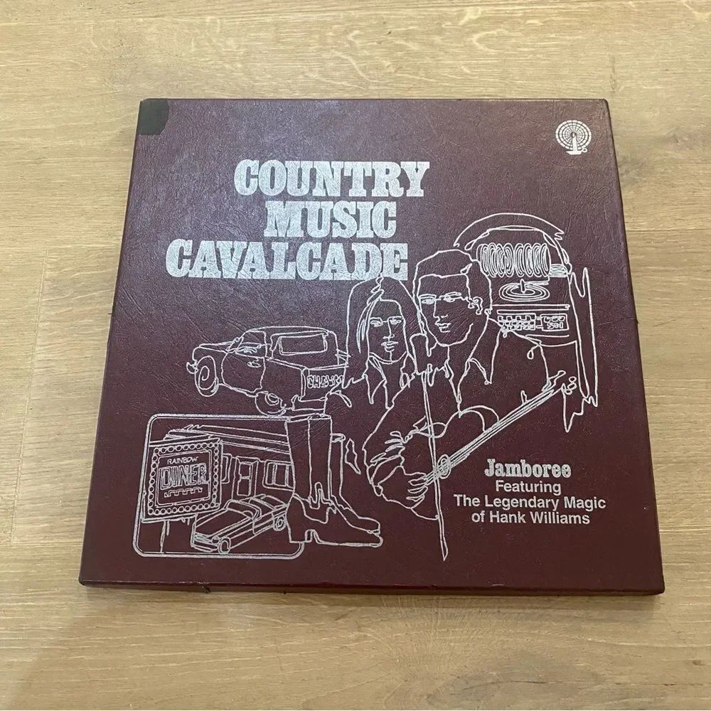 3 LP Vinyl Record Box Set Country Music Cavalcade Jamboree Hank Williams